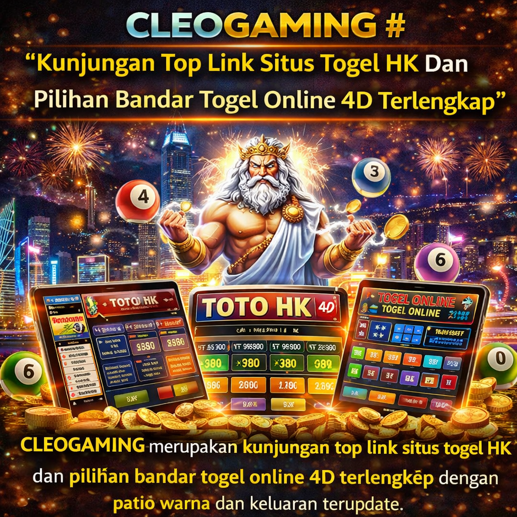 CLEOGAMING merupakan kunjungan top link situs togel HK dan pilihan bandar togel online 4D terlengkap dengan patio warna dan keluaran terupdate.